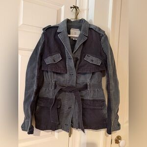 ANTHROPOLOGIE HEI HEI RUFFLED JACKET SIZE XS